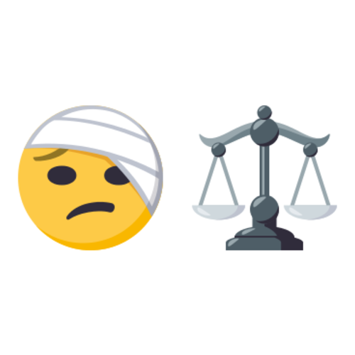 🤕⚖ Emoji Domain EmojiOne rendering
